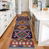 Hand Knotted Flatweave Kilim Runner 1' 8" x 4' 11"  ft / 50 x 149 cm - No. P37230