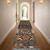 Multi Color ful Flat-Weave Wool Kilim Runner 1' 8" x 5' 4"  ft / 50 x 162 cm - No. P37234