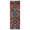 Handmade Vegetable Kilim Runner 1' 8" x 5' 1"  ft / 52 x 154 cm - No. P37236
