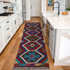 Hand Woven Wool Kelim Runner 1' 8" x 5' 2"  ft / 51 x 158 cm - No. P37239