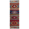 Hand Knotted Afghan Style Kilim Runner 1' 8" x 5' 1"  ft / 52 x 154 cm - No. P37241