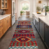 Hand Knotted Afghan Style Kilim Runner 1' 8" x 5' 1"  ft / 52 x 154 cm - No. P37241