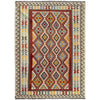 Handmade Turkish Design Wool Kilim 6' 8" x 10' 1" ft / 203 x 307 cm - No. P37247