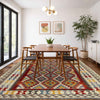 Handmade Turkish Design Wool Kilim 6' 8" x 10' 1" ft / 203 x 307 cm - No. P37247