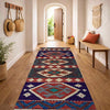 Handmade Afghan Vegetable Kilim Runner 1' 7" x 4' 11"  ft / 47 x 149 cm - No. P37254