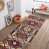 Hand Knotted Flatweave Kilim Runner 1' 8" x 4' 9"  ft / 51 x 144 cm - No. P37258