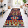 Handmade Afghan Vegetable Kilim Runner 1' 7" x 4' 9"  ft / 48 x 145 cm - No. P37260