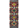 Multi Color ful Flat-Weave Wool Kilim Runner  1' 8" x 5' 3"  ft / 52 x 159 cm - No. P37261