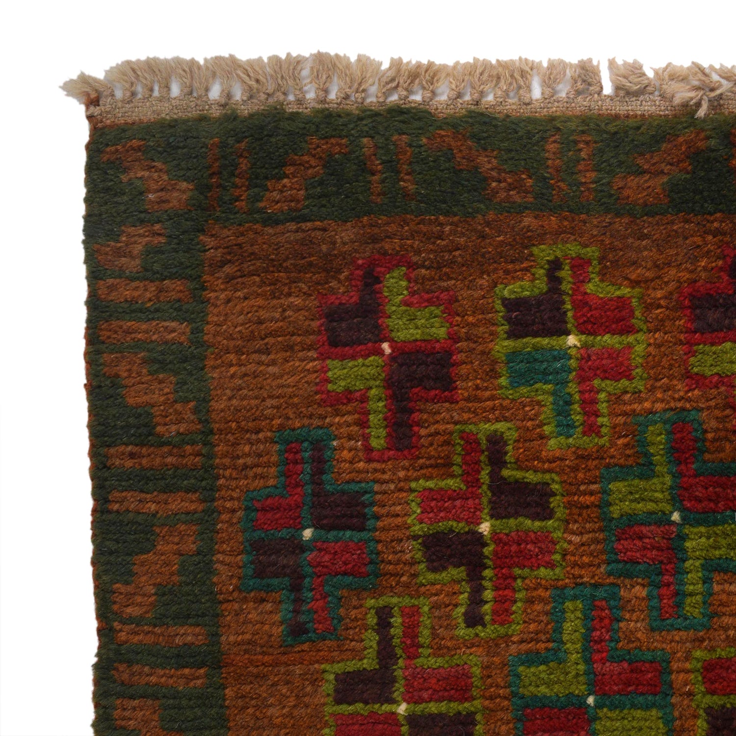 Traditional Handwoven Baluch Runner 2' 1" x 6' 2" ft / 63 x 189 cm - No. R18318