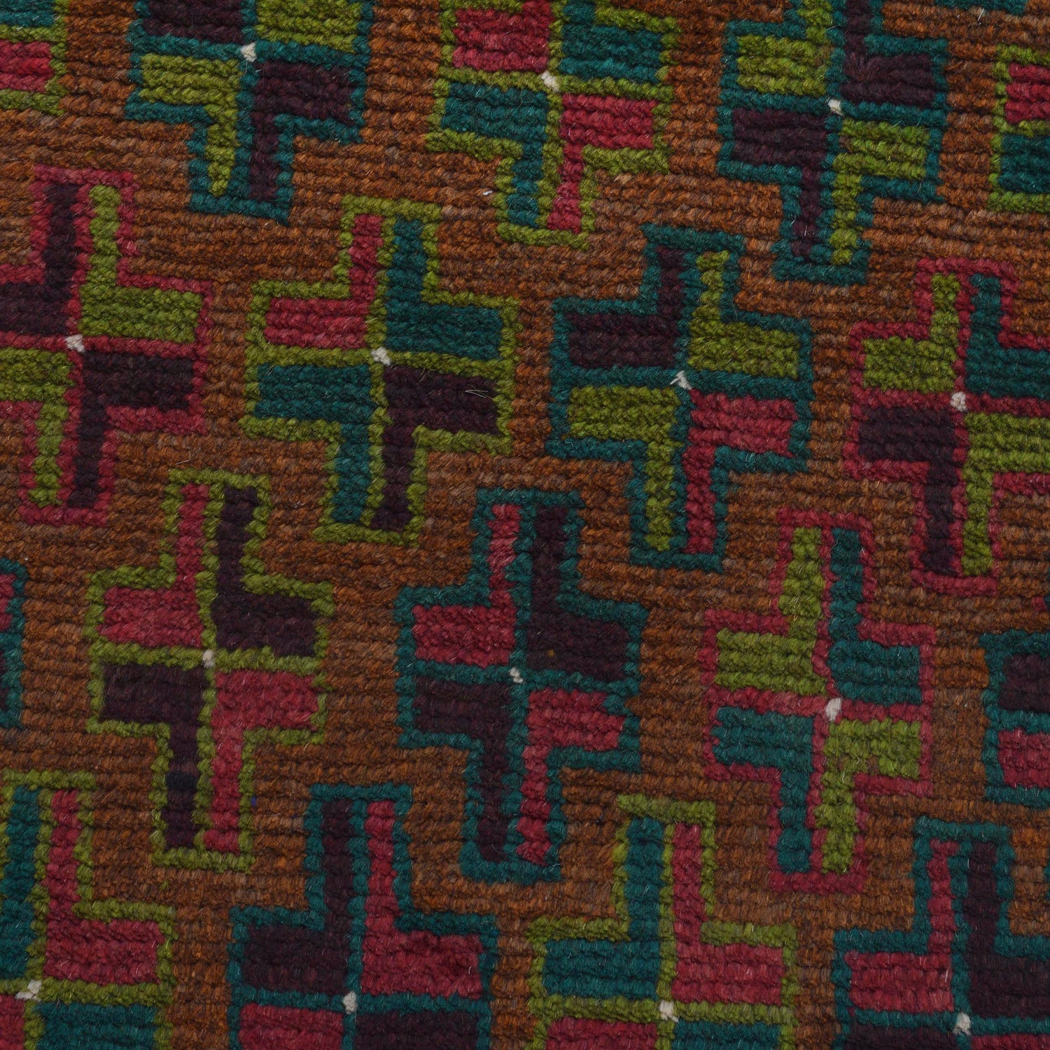 Traditional Handwoven Baluch Runner 2' 1" x 6' 2" ft / 63 x 189 cm - No. R18318