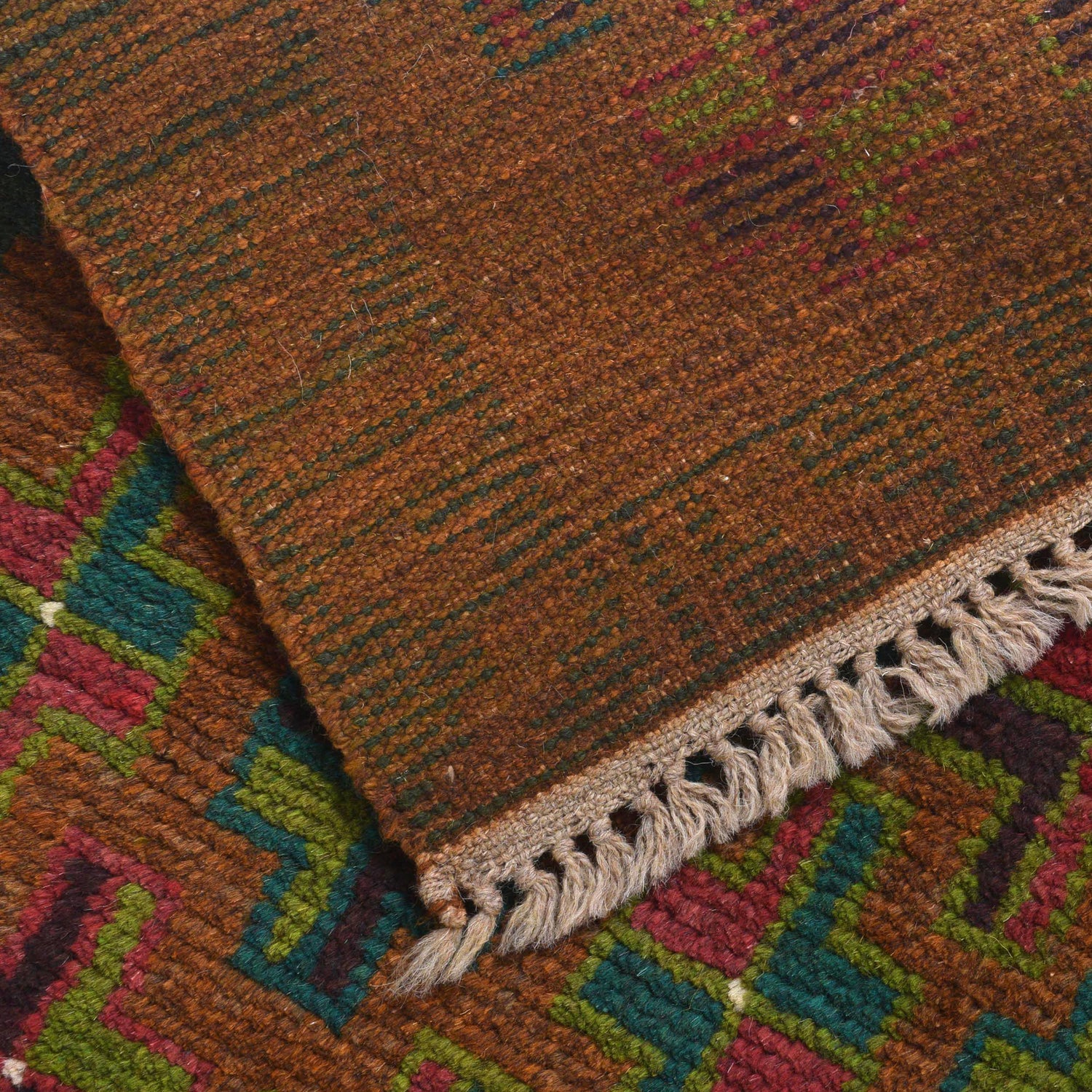 Traditional Handwoven Baluch Runner 2' 1" x 6' 2" ft / 63 x 189 cm - No. R18318