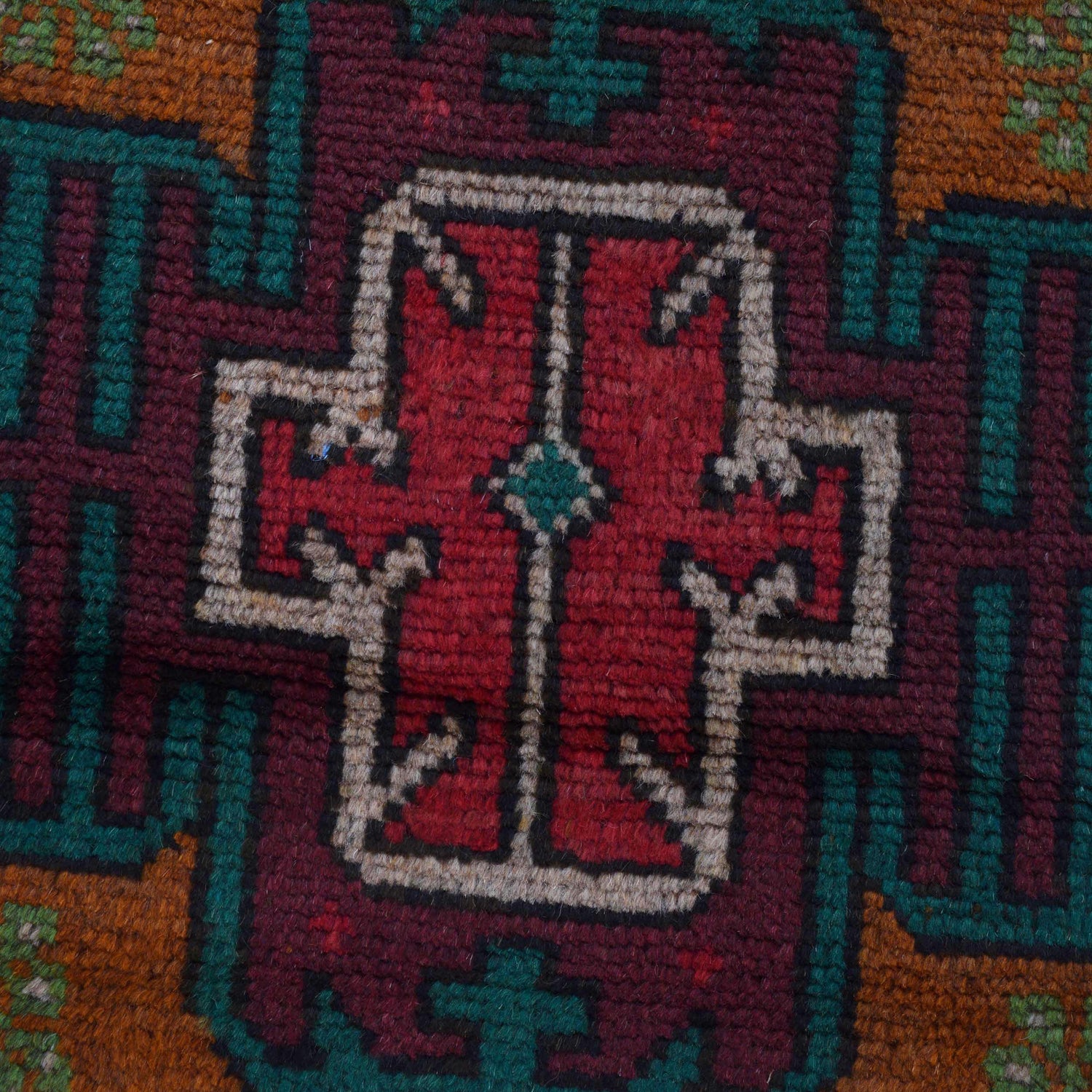 Traditional Handwoven Baluch Runner 2' 2" x 6' 7" ft / 65 x 201 cm - No. R18320