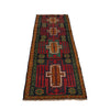 Traditional Handwoven Baluch Runner 2' 1" x 6' 7" ft / 64 x 200 cm - No. R18327
