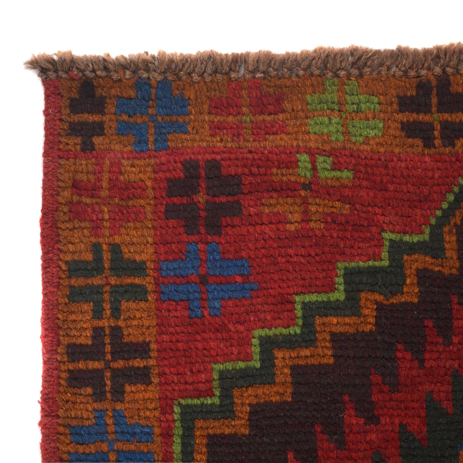 Traditional Handwoven Baluch Runner 1' 12" x 6' 5" ft / 60 x 195 cm - No. R18334