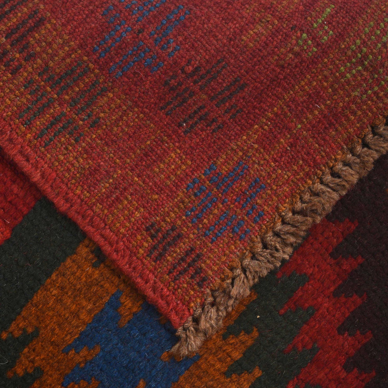 Traditional Handwoven Baluch Runner 1' 12" x 6' 5" ft / 60 x 195 cm - No. R18334