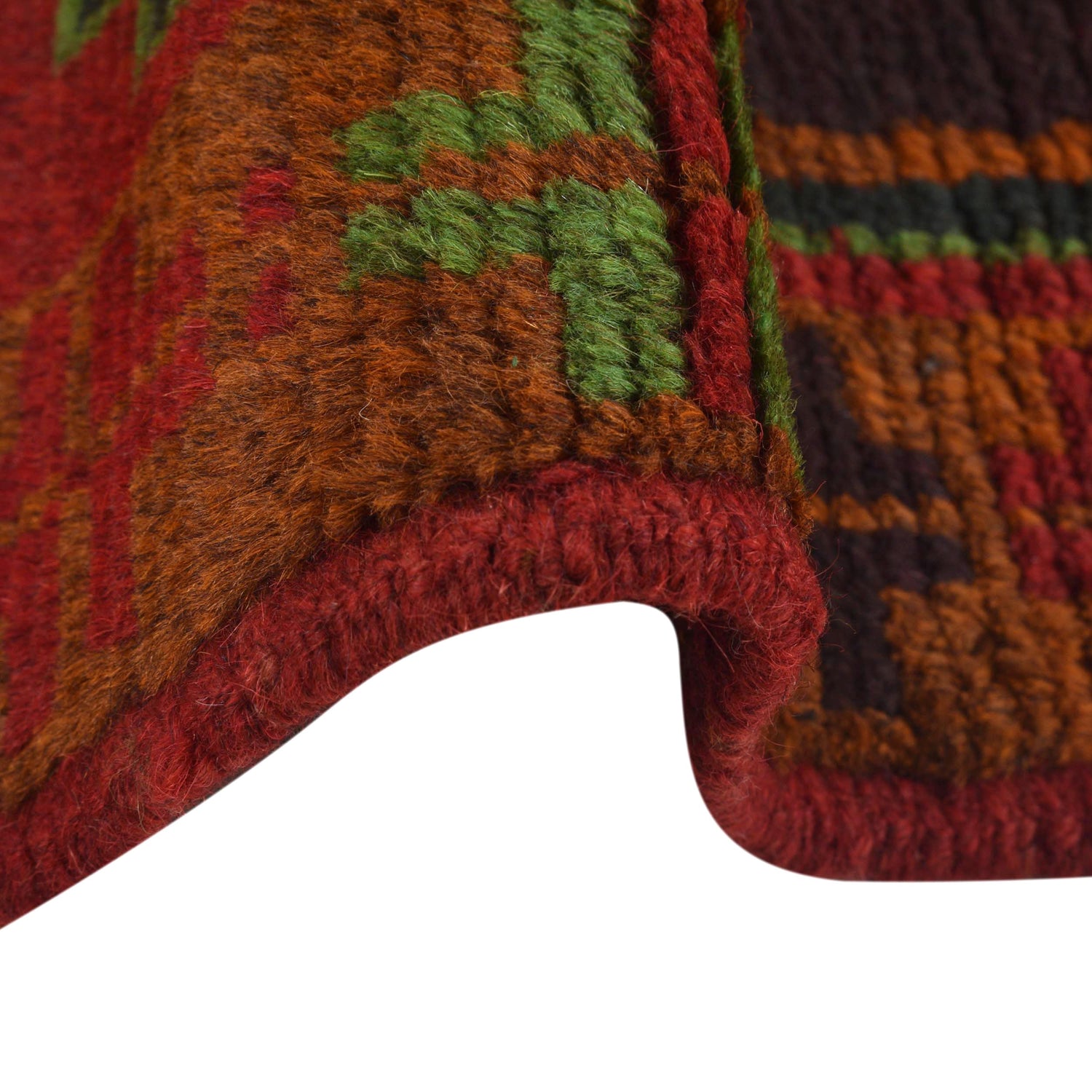 Traditional Handwoven Baluch Runner 1' 12" x 6' 5" ft / 60 x 195 cm - No. R18334