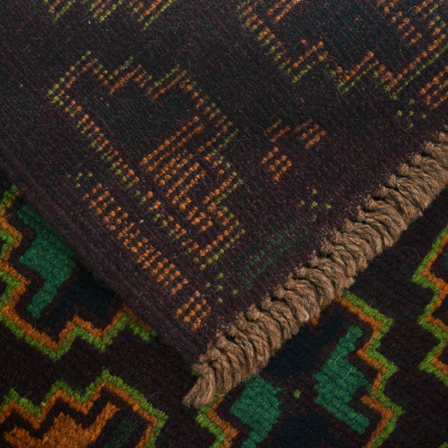 Traditional Handwoven Baluch Runner 2' 4" x 6' 8" ft / 70 x 202 cm - No. R18335