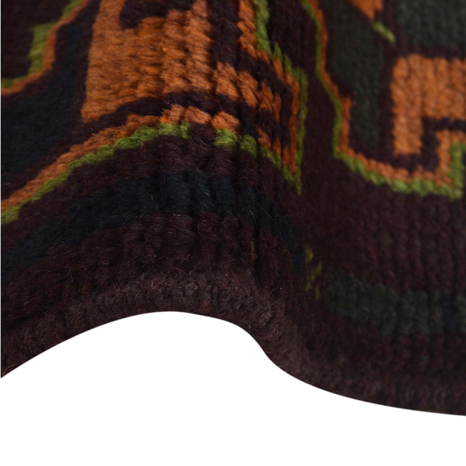 Traditional Handwoven Baluch Runner 2' 4" x 6' 8" ft / 70 x 202 cm - No. R18335