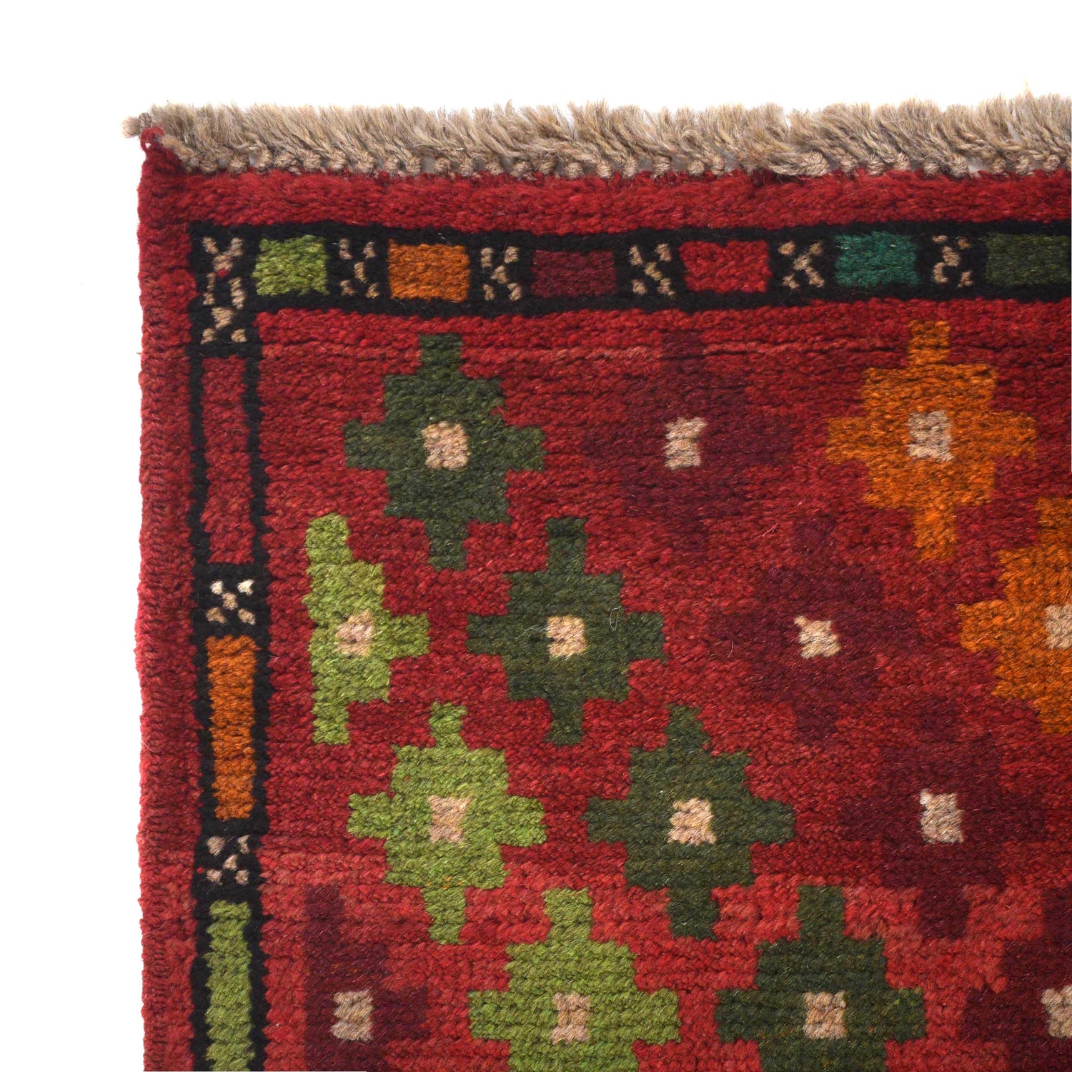 Traditional Handwoven Baluch Runner 2' 2" x 6' 6" ft / 67 x 198 cm - No. R18407