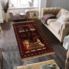 Handmade Pictorial Carpet 3' 3" x 4' 10" ft / 98 x 148 cm - No. R22032