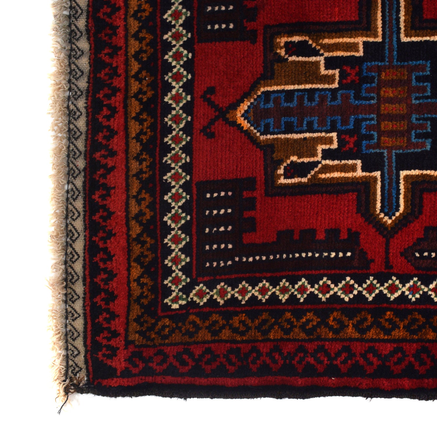 Tribal Baloch Rug 2' 9" x 4' 7" ft / 83 x 140 cm - No. R22033