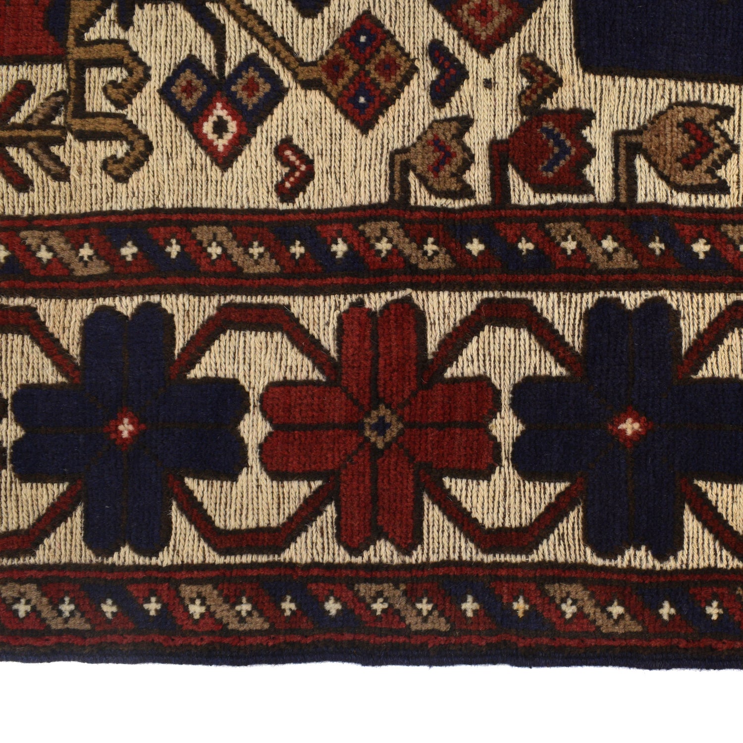 Handmade Barjista Kilim Rug 4' 3" x 6' 1" ft / 130 x 186 cm - No. R22039
