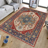 Handmade Persian Design Heriz Carpet 9' 2" x 11' 7" ft / 279 x 354 cm - No. R22062