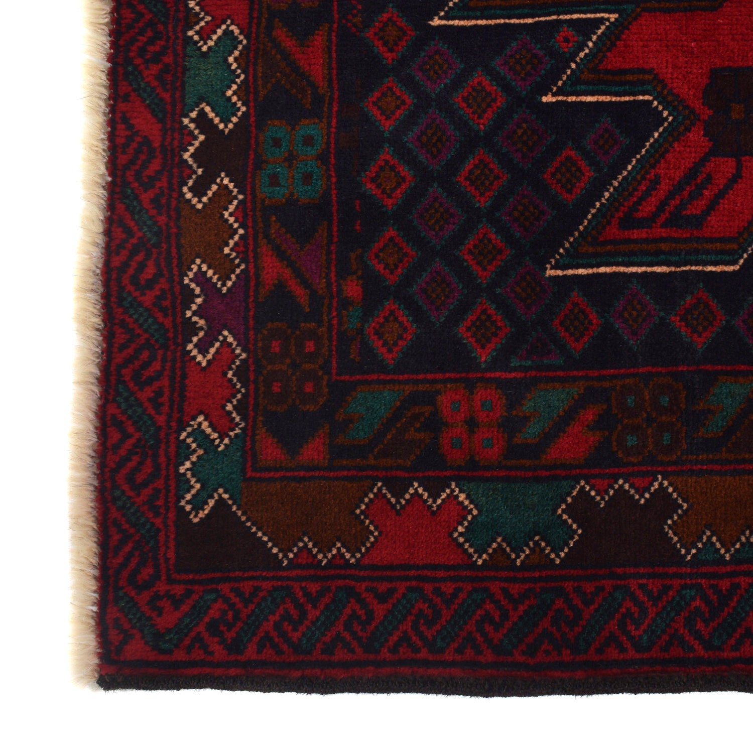 Tribal Baloch Rug 3' 1" x 5' 0" ft / 94 x 152 cm - No. R22064