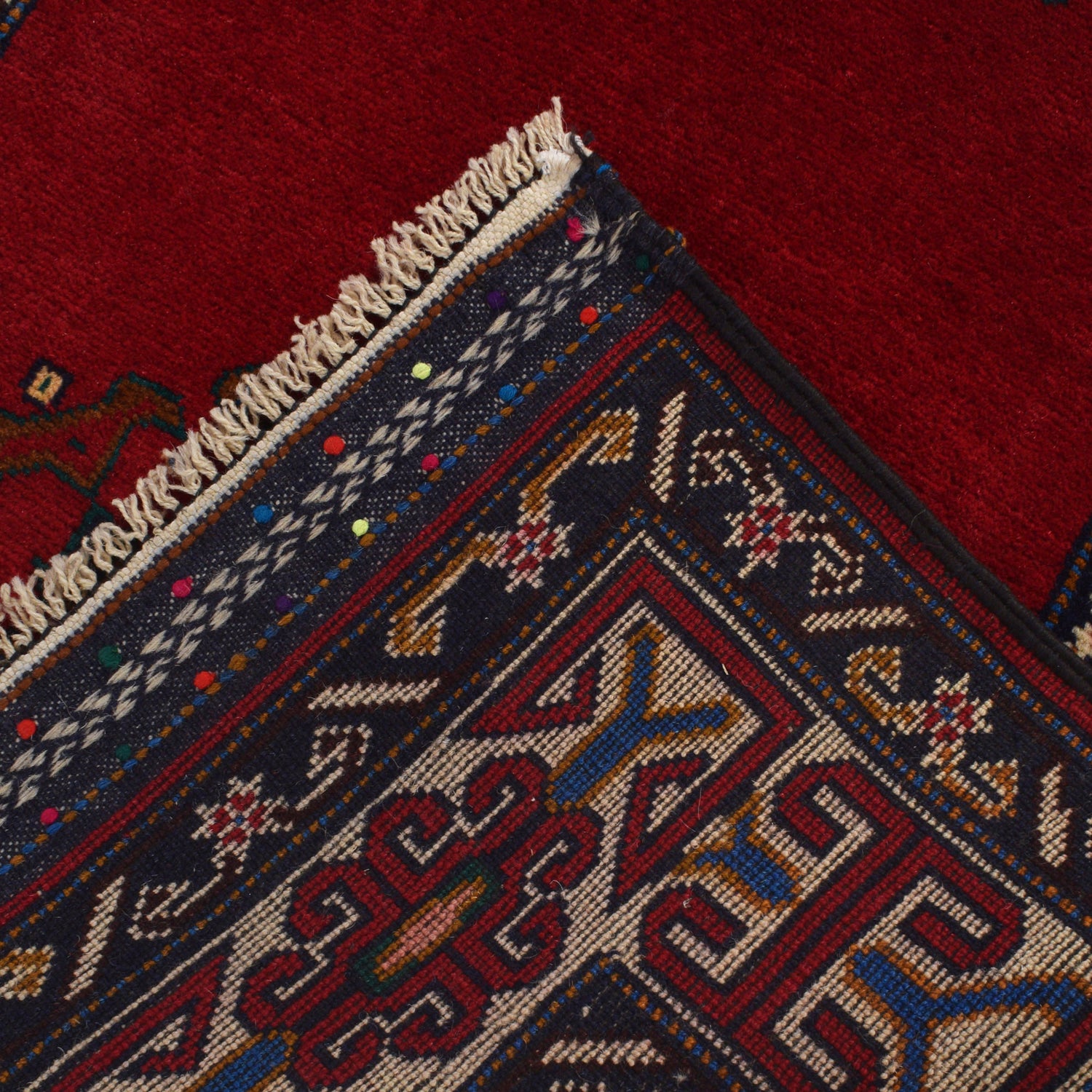 Traditional Baloch Rug 2' 10" x 5' 5" ft / 85 x 164 cm - No. R22066