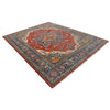 Hand Knotted Persian Design Heriz Rug 8' 0" x 10' 1" ft / 243 x 307 cm - No. R22269