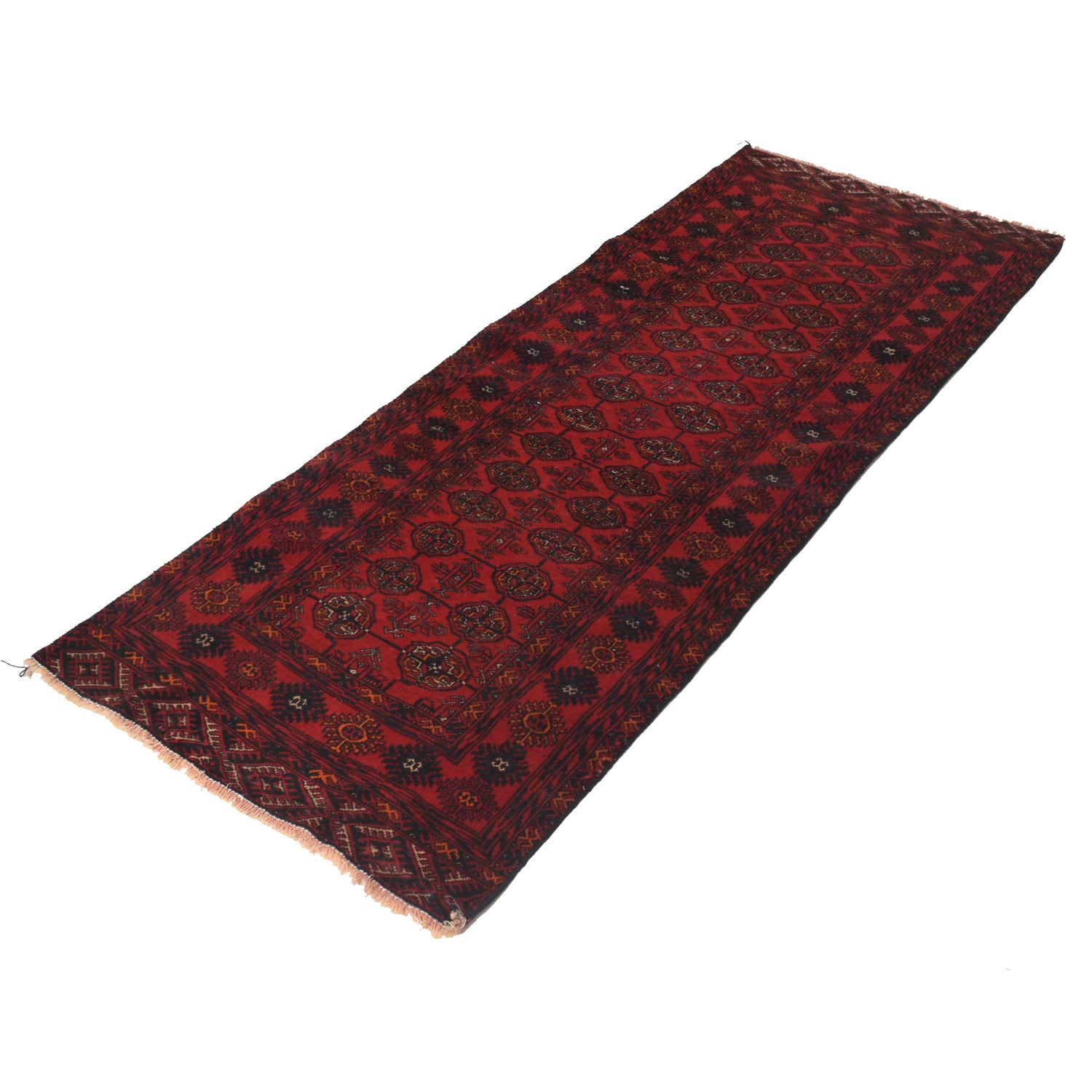 Handmade Bukhara Runner Carpet 2' 4" x 6' 3" ft / 70 x 190 cm - No. R22270