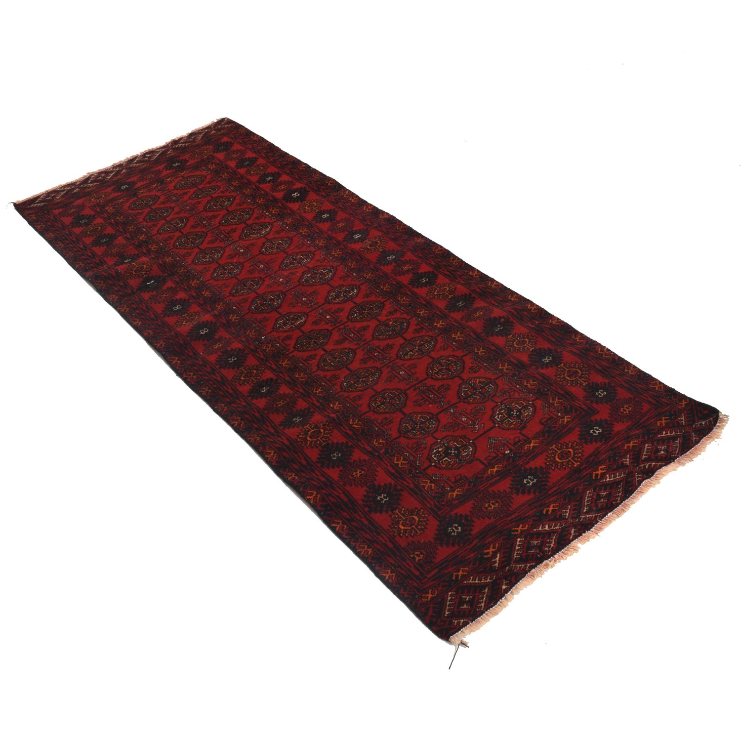 Handmade Bukhara Runner Carpet 2' 4" x 6' 3" ft / 70 x 190 cm - No. R22270