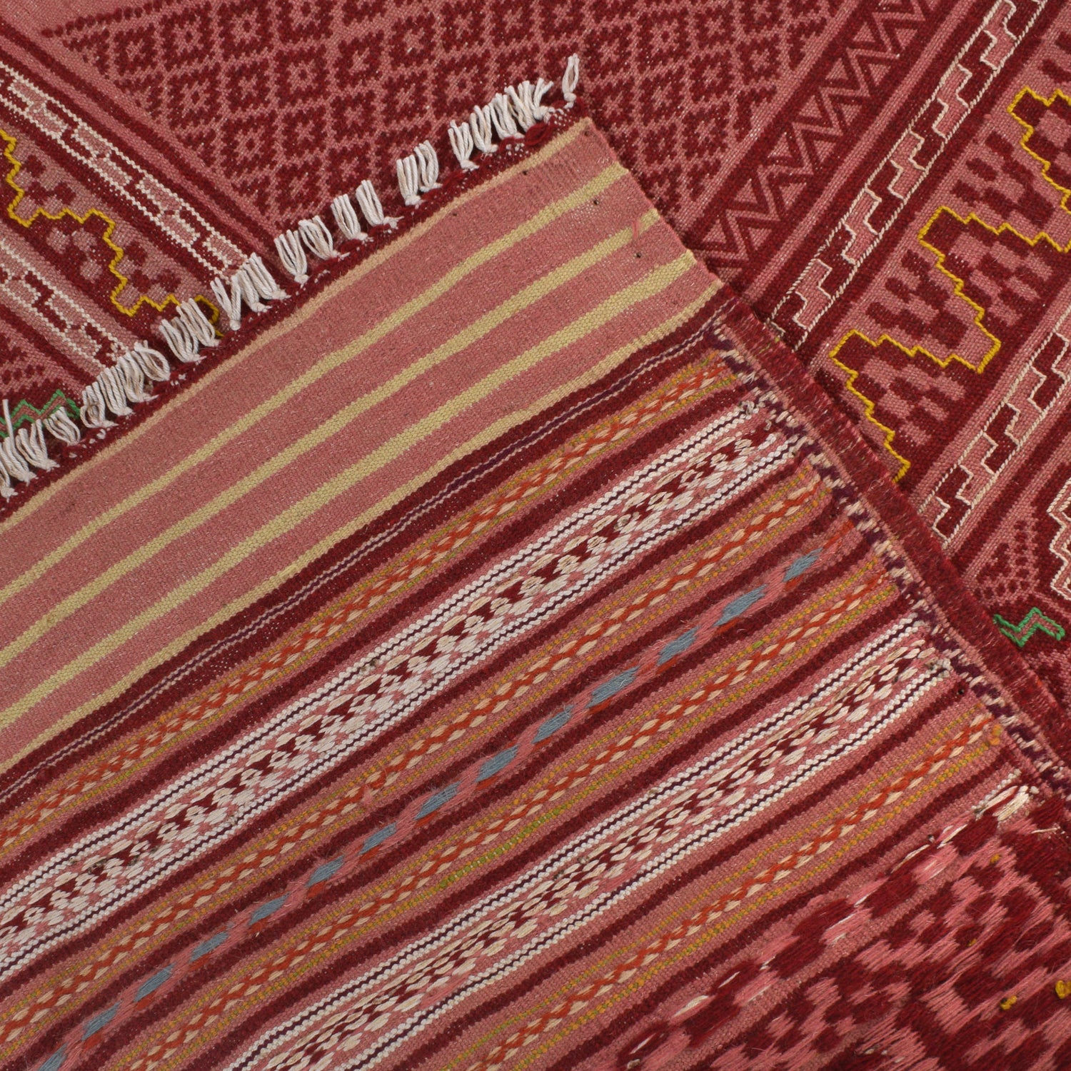 Handmade Flatweave Kilim 4' 11" x 6' 0" ft / 150 x 182 cm - No. R22274