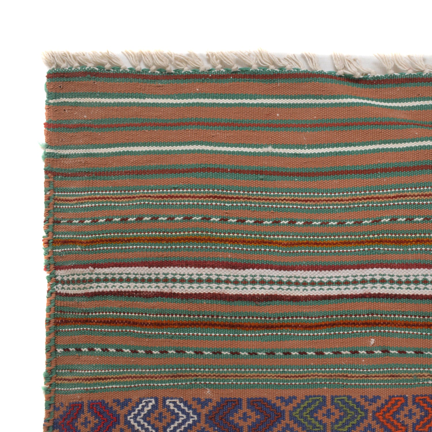 Hand Knotted Laghari Kilim 2' 10" x 4' 6" ft / 87 x 136 cm - No. R22276