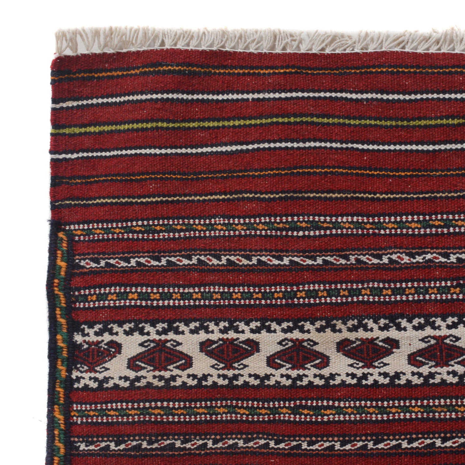 Handmade Flatweave Kilim 2' 3" x 3' 3" ft / 69 x 100 cm - No. R22285