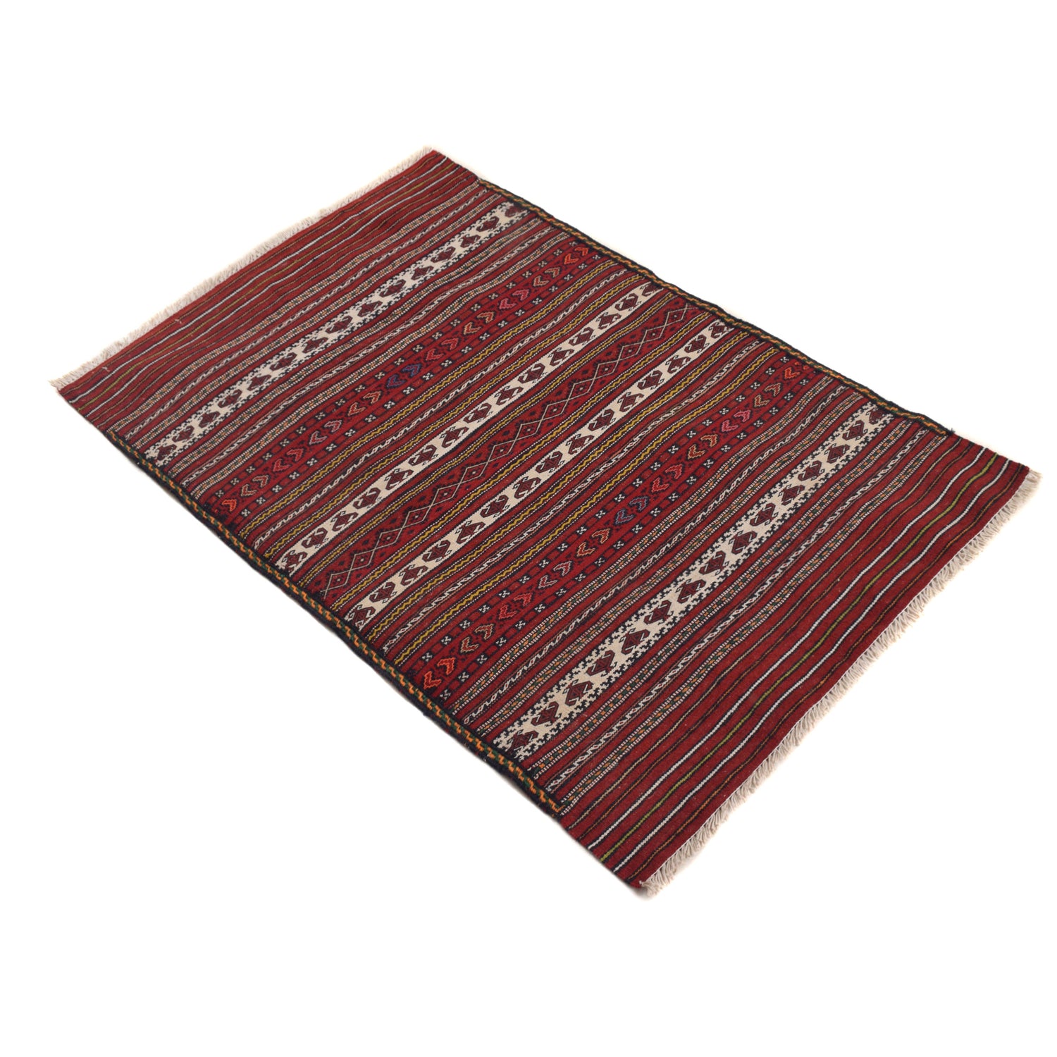 Handmade Flatweave Kilim 2' 3" x 3' 3" ft / 69 x 100 cm - No. R22285