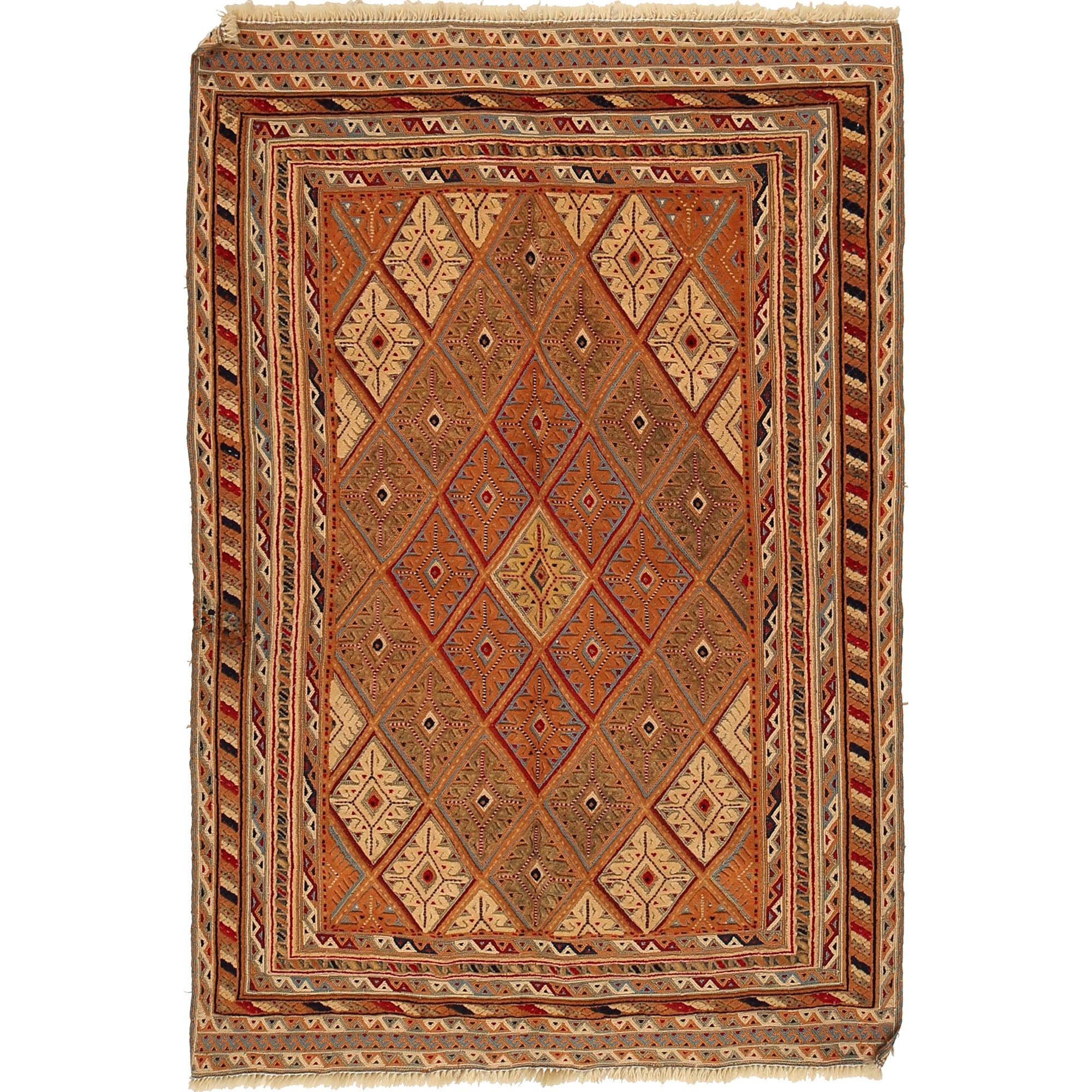 Handmade Nakhunak Kilim Rug 2' 9" x 4' 3" ft / 85 x 130 cm - No. R22298