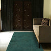 Sea Green Overdyed Area Rug 2' 10" x 3' 11" ft / 87 x 119 cm - No. R22763