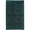 Sea Green Overdyed Area Rug 2' 8" x 4' 3" ft / 81 x 130 cm - No. R22789