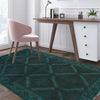 Sea Green Overdyed Area Rug 2' 8" x 4' 3" ft / 81 x 130 cm - No. R22789