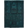 Hand Knotted Overdyed Prayer Rug 2' 11" x 4' 4" ft / 90 x 132 cm - No. R22793