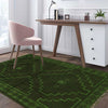 Green Overdyed Area Rug 2' 8" x 4' 3" ft / 82 x 129 cm - No. R22817