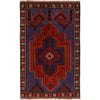 Traditional Baloch Rug 2' 10" x 4' 8" ft / 87 x 142 cm - No. R22846