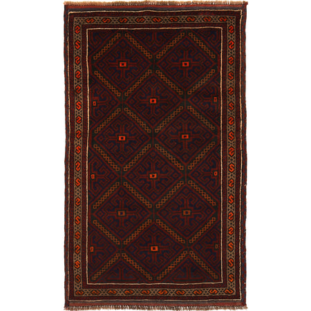 Traditional Baloch Rug 2' 11" x 4' 11" ft / 89 x 149 cm - No. R22854