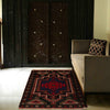 Traditional Baloch Rug 2' 9" x 4' 4" ft / 84 x 132 cm - No. R22863