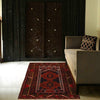 Handmade Prayer Rug 2' 11" x 5' 2" ft / 89 x 157 cm - R22869