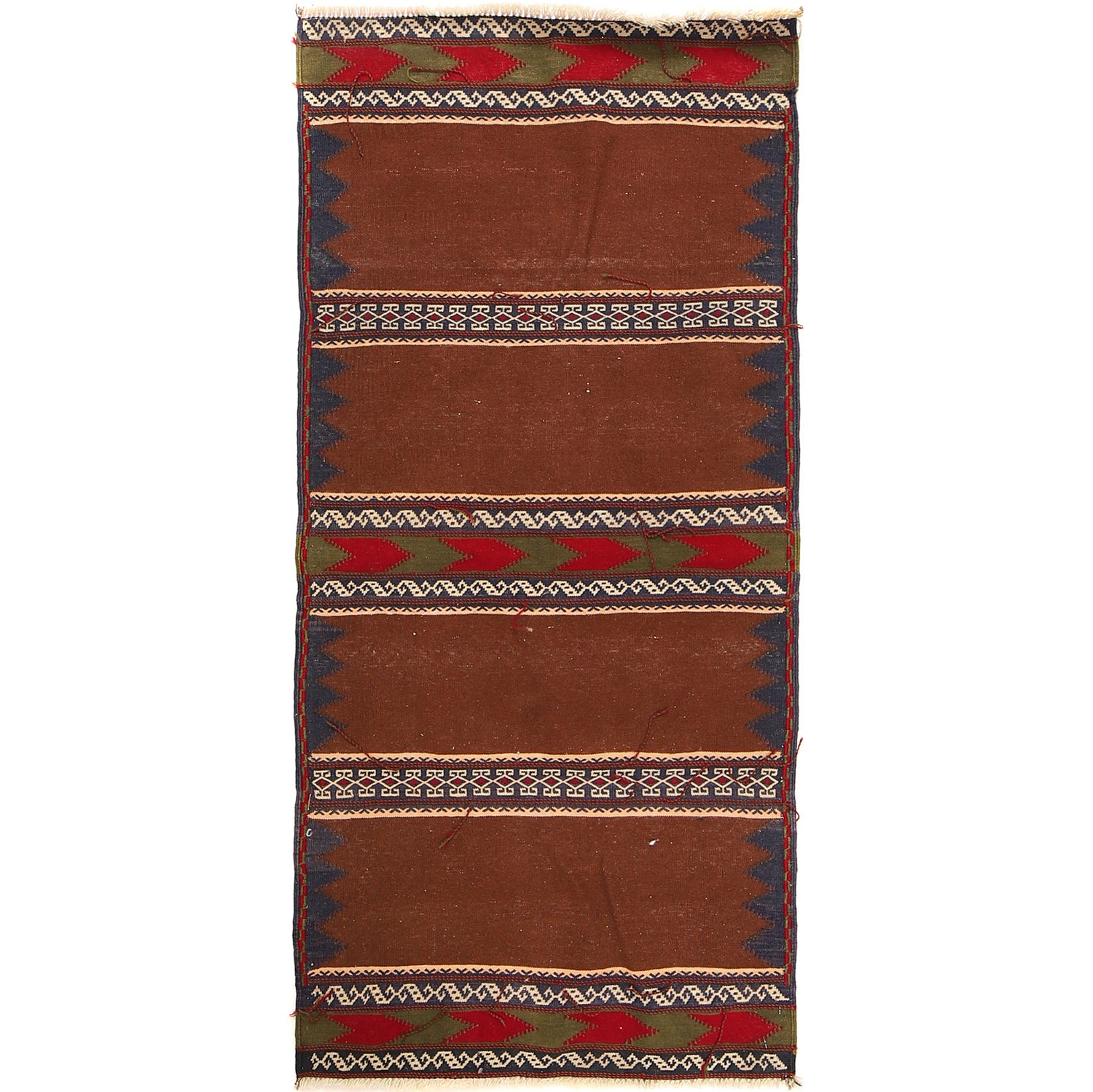 Handmade Table Sheet Kilim Runner 2' 5" x 5' 3" ft / 74 x 160 cm - No. R23612