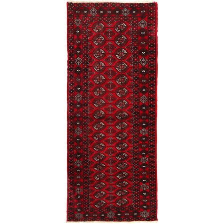 Oriental Bokhara Runner Rug 2' 6" x 6' 4" ft / 77 x 194 cm - No. R23734