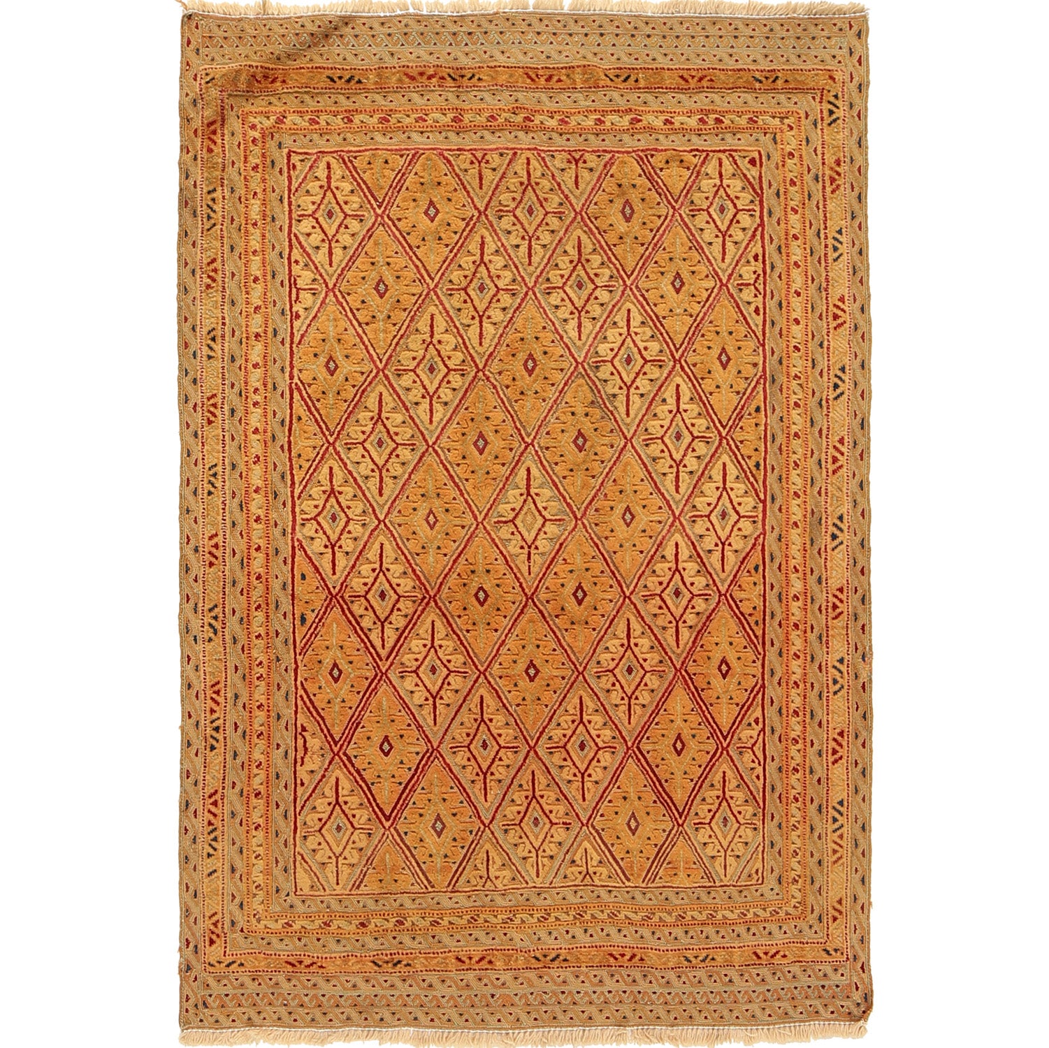 Handmade Nakhunak Kilim Rug 2' 10" x 4' 2" ft / 86 x 126 cm - No. R23740