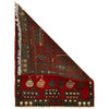 Red War Rug 2' 1" x 2' 9" ft / 63 x 85 cm - No. R23803